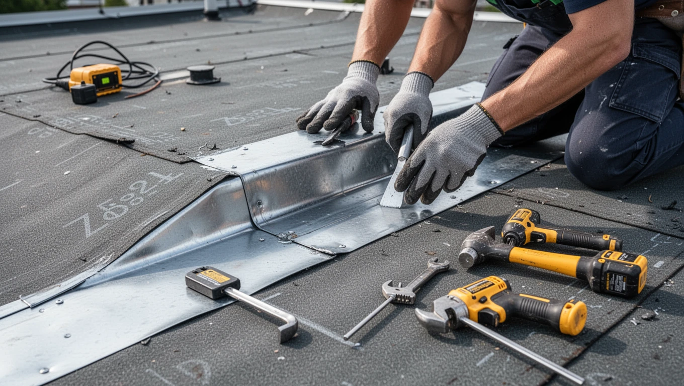 Roof Flashing Repair